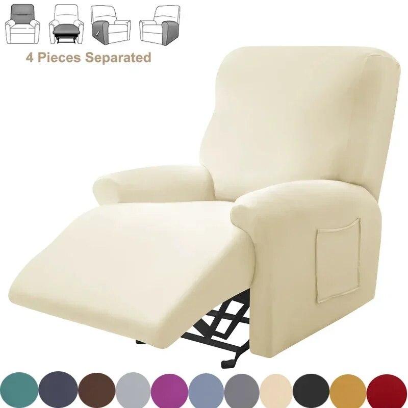Split Recliner Sofa Cover for Living Room Spandex Relax Lazy Boy Chair Cover Elastic Armchair Cover Furniture Protector Covers