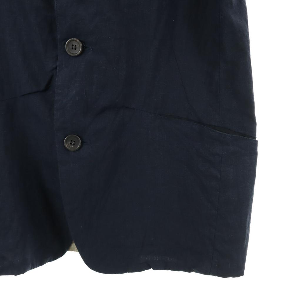 Johnbull Made In Japan Linen Tailored Jacket S Navy Men's Used