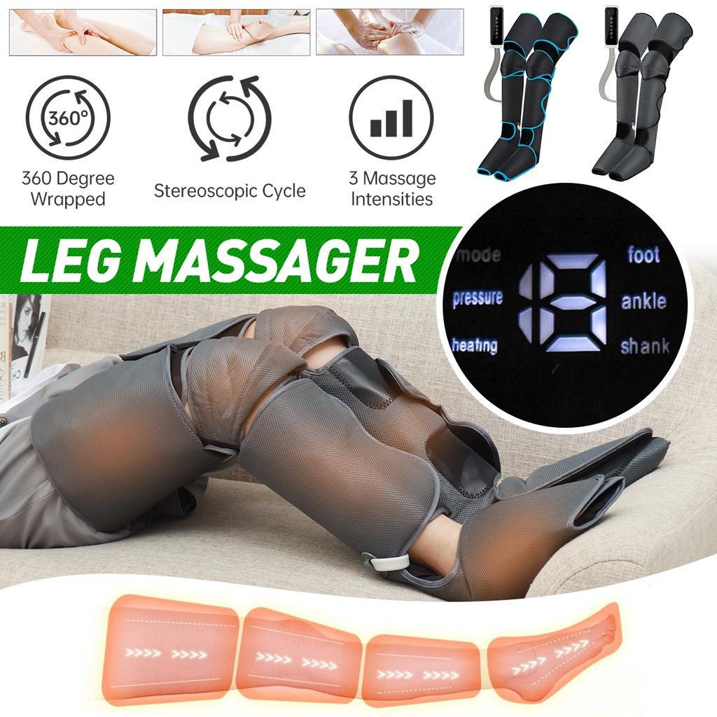 Blood Circulation Body Relax Pain Relief Machine Air Compression Leg Foot Massager Lymphatic Massage Machines  LED Controller 24W 110V-240V