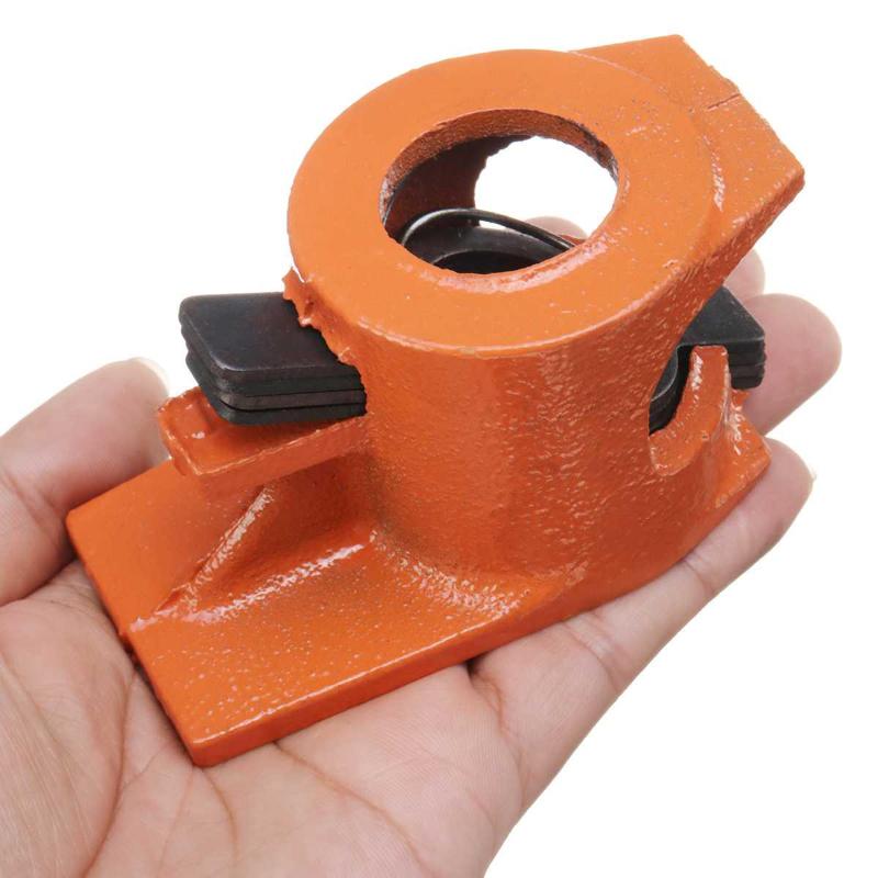 1Pc Heavy Duty Pipe Clamp for Woodworking Wood Gluing Pipe Clamp Steel Cast Iron Pipe Clamp Fixture Carpenter Hand Tool