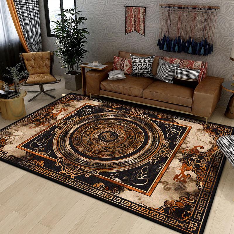 

Persian Luxury Carpet for Living Room Boho Decoration Home Sofa Non-slip Large Rugs Bedroom Office Washable Floor Mat Dustproof 60*90cm