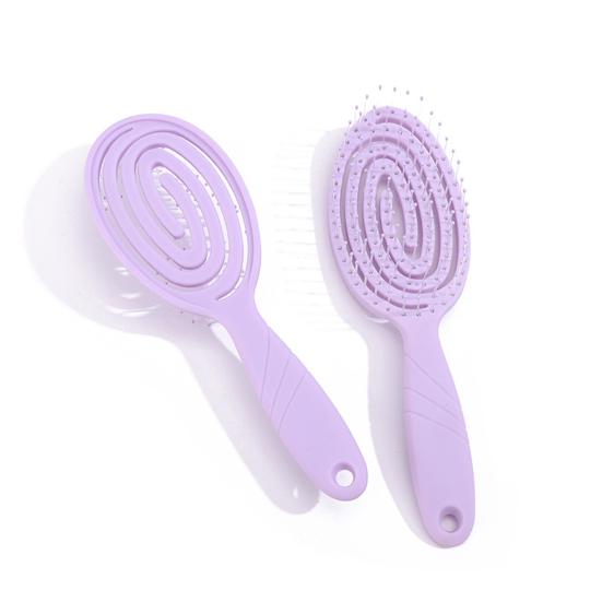Vented Hair Brush Portable Anti-static Thin Thick Curly Long Wet Dry Hair Paddle Brush Women Girls Scalp Massage Hair Styling Detangling Comb