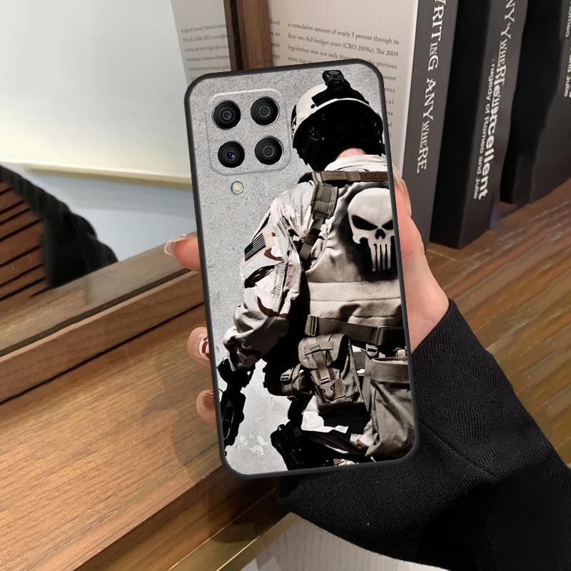 Military Army Special Forces Case For Samsung Galaxy M56 M06 M16 M36 M52 M32 M12 M54 M34 M14 M35 M55 M15 M11 M31 M13 M53