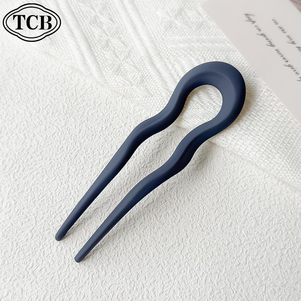 Elegant 2025 U-Shaped Japanese Korean Hairpin Clip for Buns