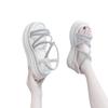 Fashion 2025 Spring/Summer New Interior Height Roman Sandals Women's Thick Bottom Fashion Sponge Cake Slope Heel Sports Sandals
