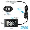 Thermomètre Frigo Digital - AIMOONSA - Sonde 1m - 5 pièces - Haute précision