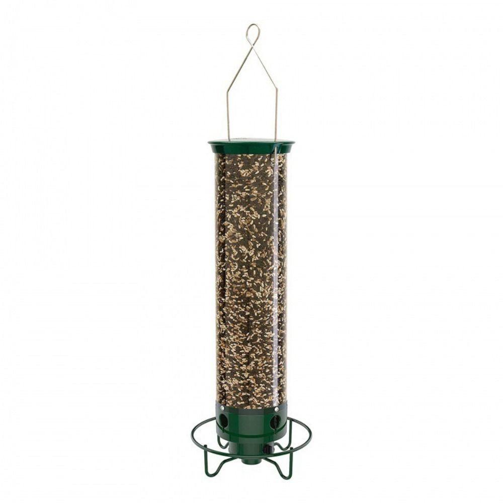 New Squirrel-Proof Wild Bird Feeder Metal Safety Hanging Bird Feeder Portable Large Capacity Outdoor Bird Feeder Outdoor Patio