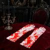 Reusable Party Props for Halloween Horror Gloves, Creepy Red Hand Cosplay Prop Party, Festive Atmosphere Decorations Spooky Costume Accessory Haunted
