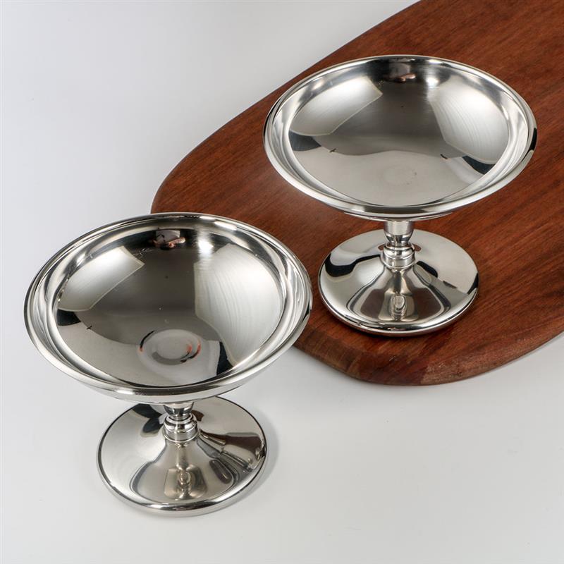 Stainless Steel Snack Holder Dessert Cups Fruits Salad Bowl Dessert Serving Dish Snacks Storage Dessert Cups For Party Bar