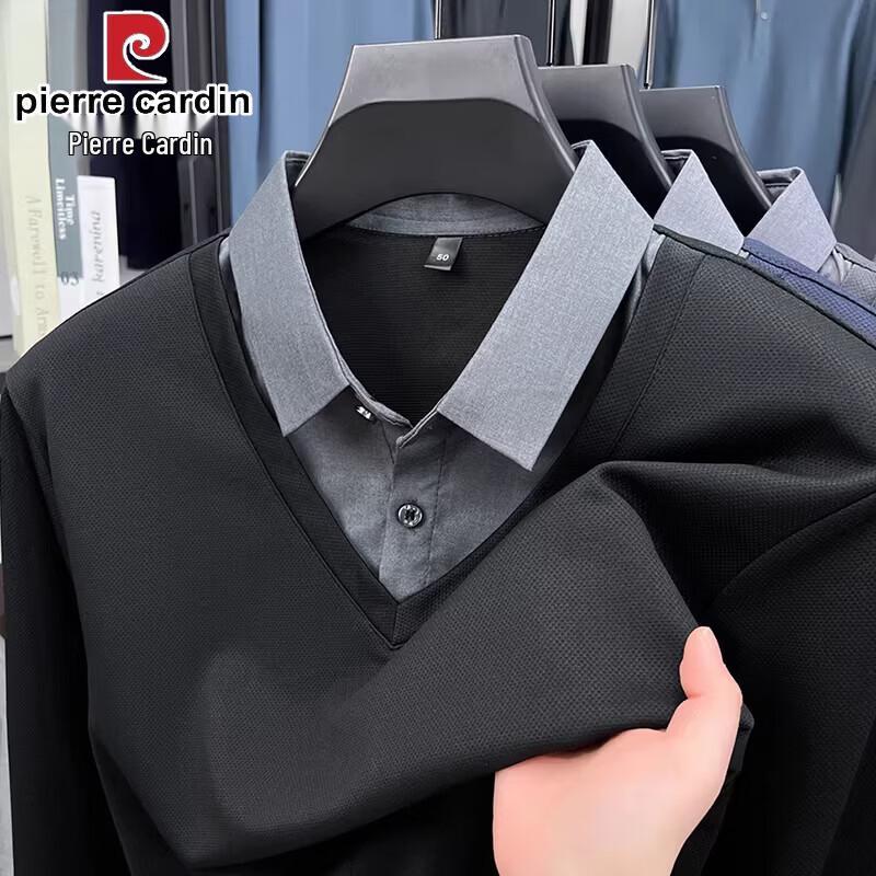 

Pierre Cardin Men s Fake Two-Piece Knit Shirt 54/2XL