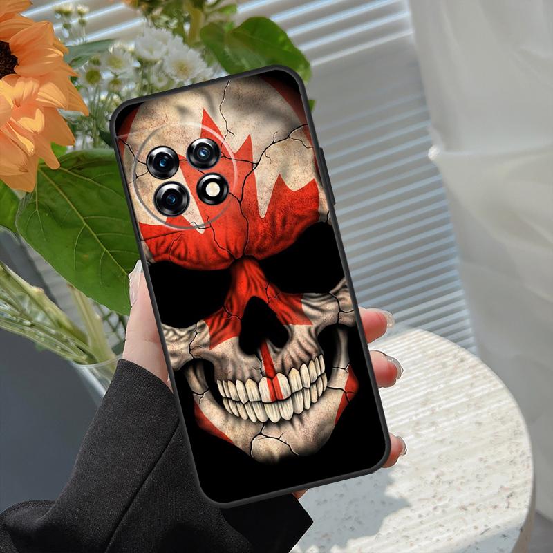 Canada Canadian Flag Case For OnePlus Nord 5 CE 2 3 4 Lite N20 N30 OnePlus 13T 13R 15 13 12 11 10 10T 8T 15R Cover