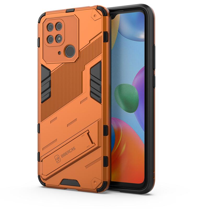 Phone Holder Case For Xiaomi Redmi 10C Case Bumper Hard Armor Full Back Cover For Redmi 10C Case For Redmi 10C 10A 10 9 9C 9A 9T
