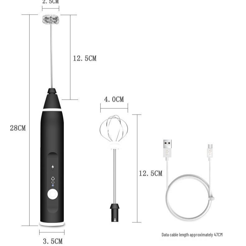 Electric Handheld Milk Frother and Cream Whipper