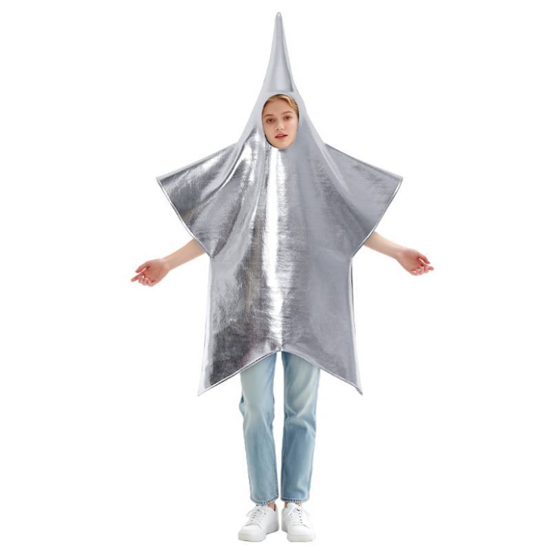 Disfraz Cosplay de Estrella para Niños con Material Suave de Poliéster para Actuaciones Navideñas en Escenario