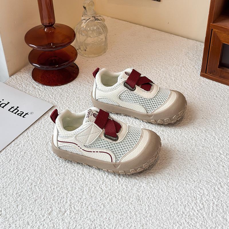 Children's sports shoes 2025 summer new girls mesh shoes baby soft sole boys breathable mesh shoes functional shoes
