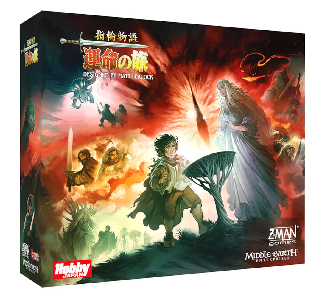 

HobbyJAPAN Властелин Пути Судьбы Японская версия от 14 лет и Настольная игра Кольца (1-5 игроков, 60-150 минут, от)