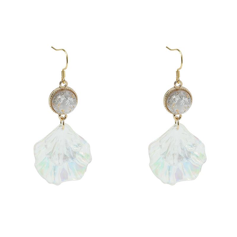 Minimalist Seashell Clip-On Earrings: French Retro Design, No Piercing Needed