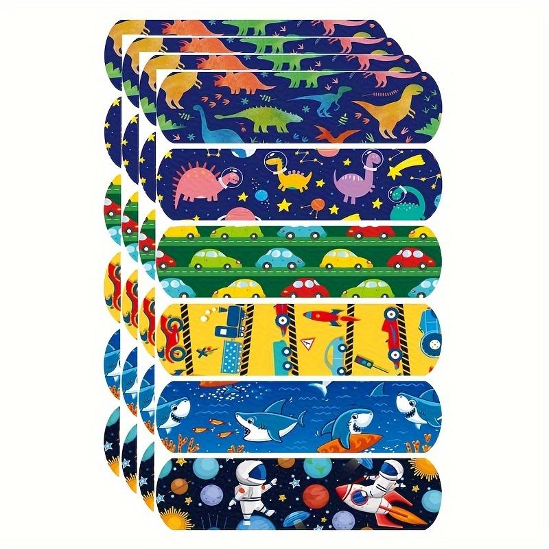 

Colorful Cartoon PE Bandages - Waterproof, Self-Adhesive & Breathable - Cute Sports Supplies in 6 Fun Designs, 24/60pcs,Supplies