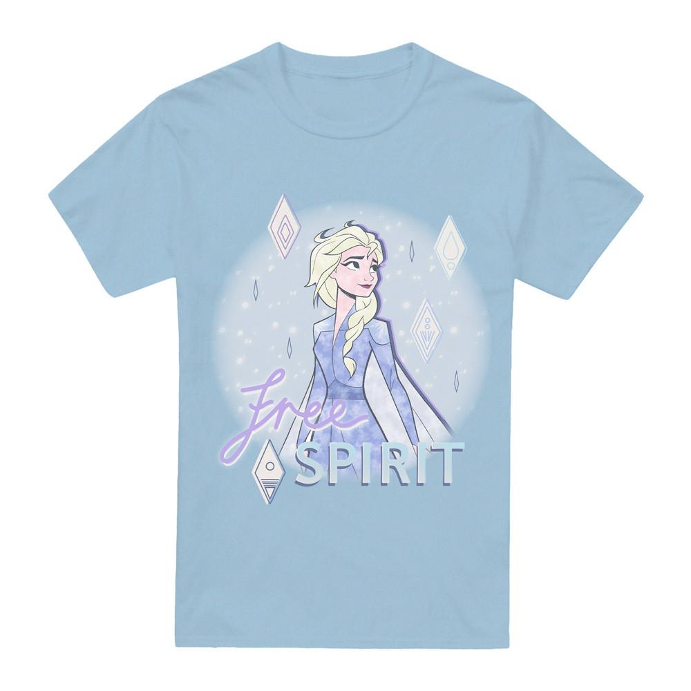 Frozen Believe in Yourself With Elsa T-Shirt Light Blue M