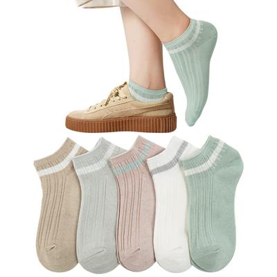 Knöchelsocken, Sommersocken, Baumwolle, kurz, eng, sportlich, farbig, Knöchelsocken, schwer zu tragen, Sneakers, 5 Stück, Damensocken, süß, Damensocken, Sommer, dünn, stilvoll,
