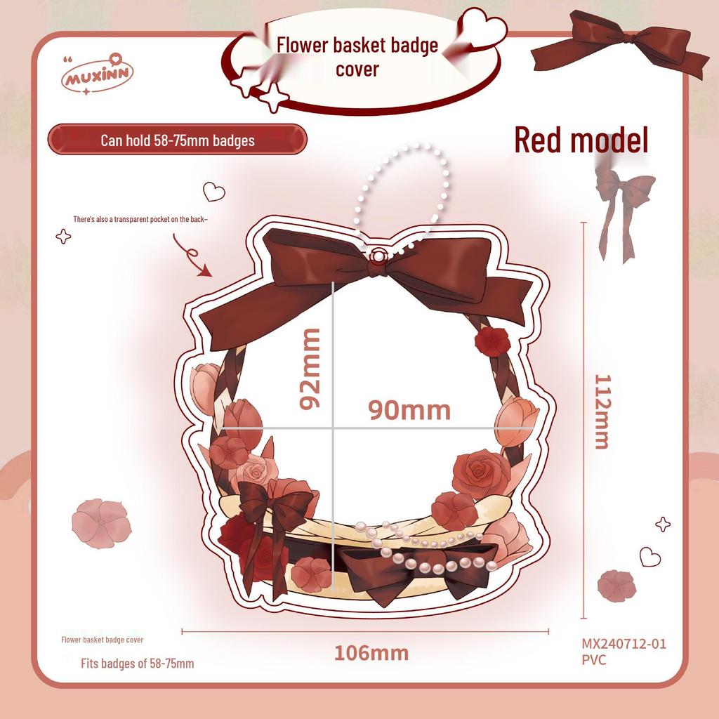 Acrylic Stand: 58-75mm Useable Gumi Ita Bag Charm & Anime Badge Storage Case