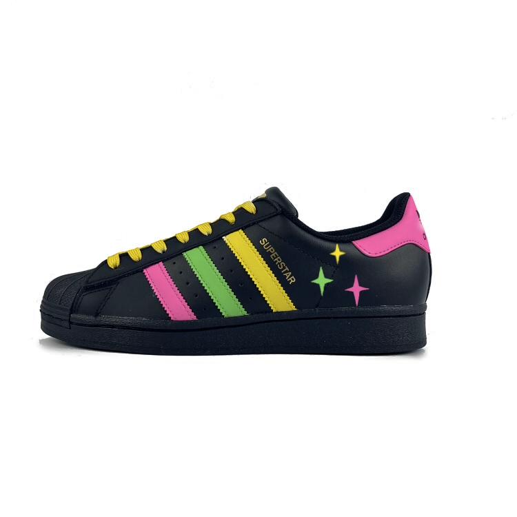 

Adidas Originals SUPERSTAR Низькі кеди для скейтбордингу, стійкі до ковзання та стирання, унісекс, чорні EG4959(Команда183-) 38⅔