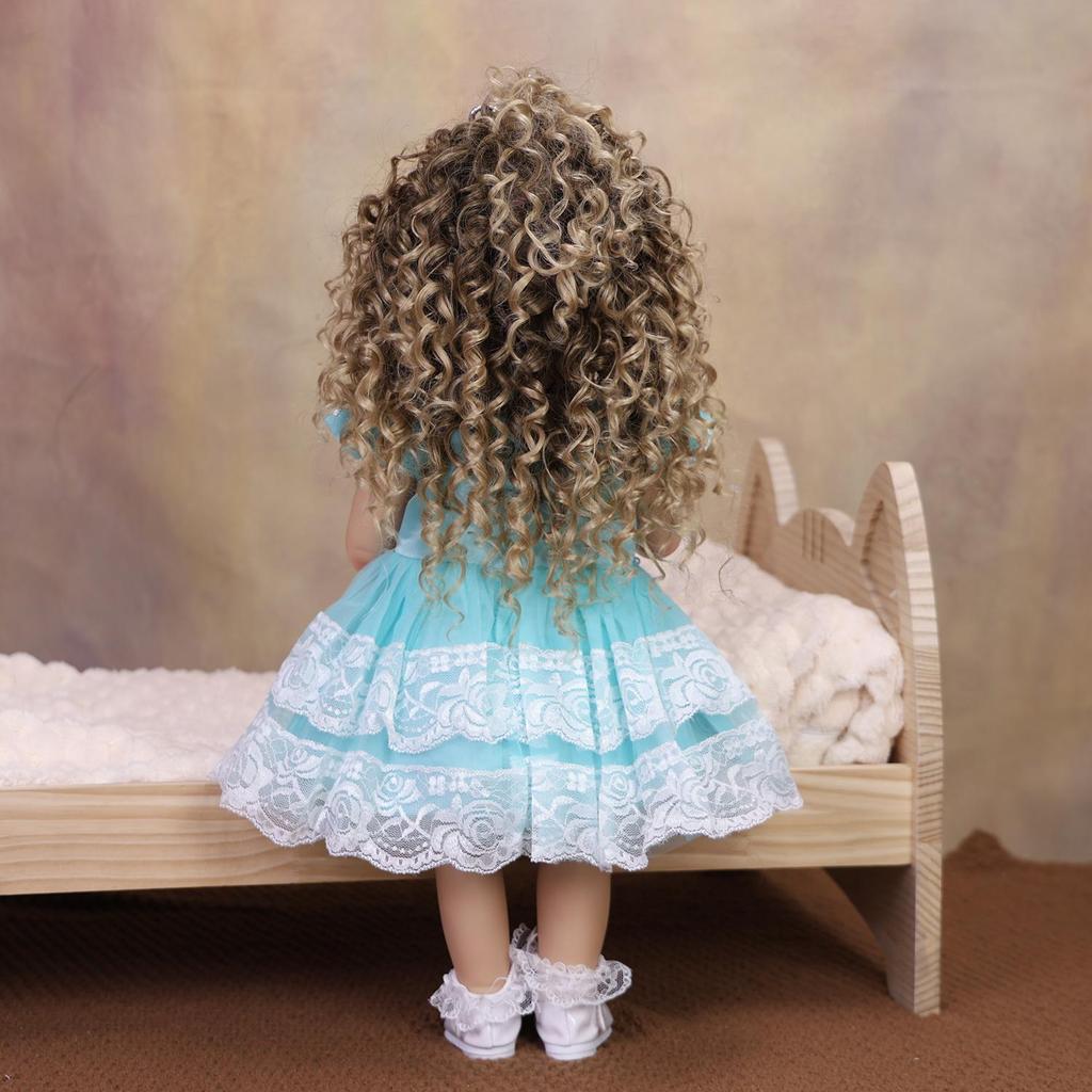KEIUMI 22 Inch Reborn Baby Doll Full Silicone Vinyl Bathe Girl playmates lifelike Newborn Doll Toy Christmas Birthday Gift