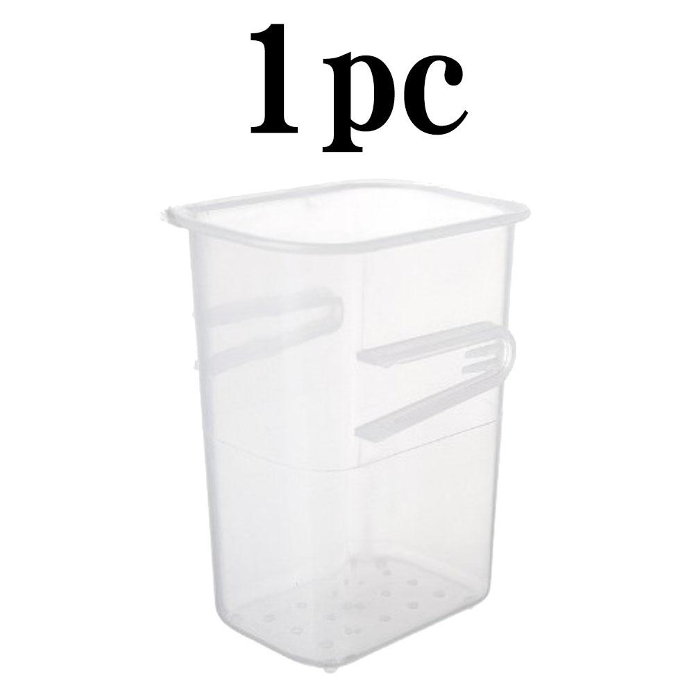 

Refrigerator Storage Box, Semi-Transparent Refrigerator Side Door Embedded Storage Container, Multi-Functional Storage Container