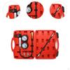 Cylinder Leak Down Tester Kit,Compression Leakage Test Portable Dual Pressure Gauge for Trucks