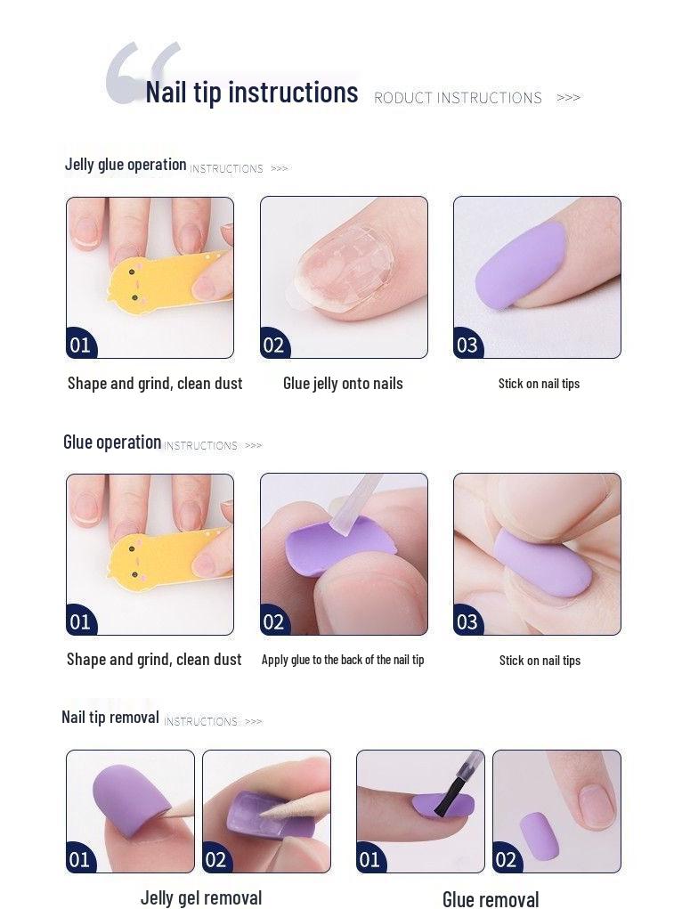 Blush Manicure: Short Length Handmade Wearable Nails with Rabbit Brother Design - Moonset Galaxy