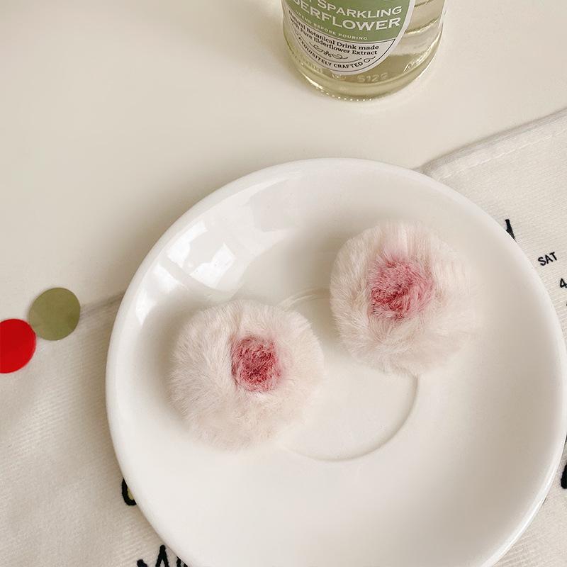 3D Cat Ear Plush Hairclips - Cute Japanese Style Bangs Accessories