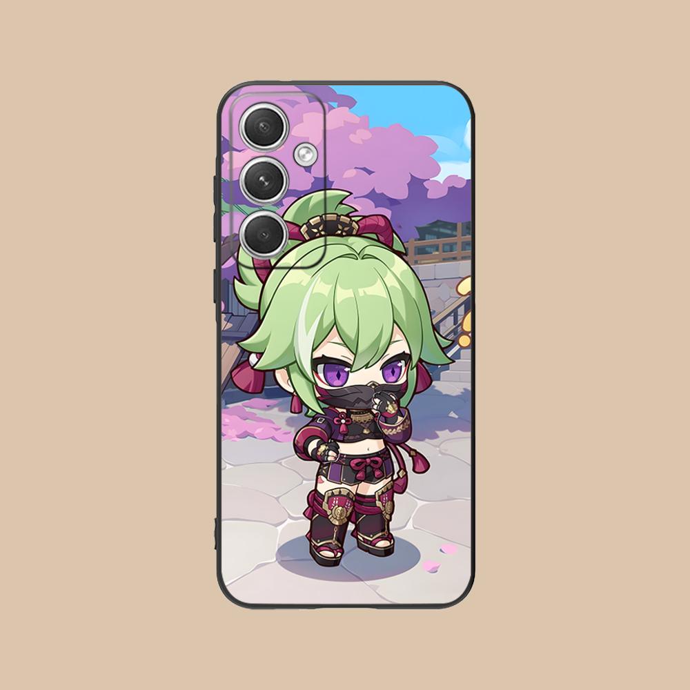 Game GI Kuki Shinobu Mobile Phone Case for Samsung Galaxy S26 S25 S24 S23 S22 S21 S20 Note20 Plus FE Ultra Colorful Cover Luxury