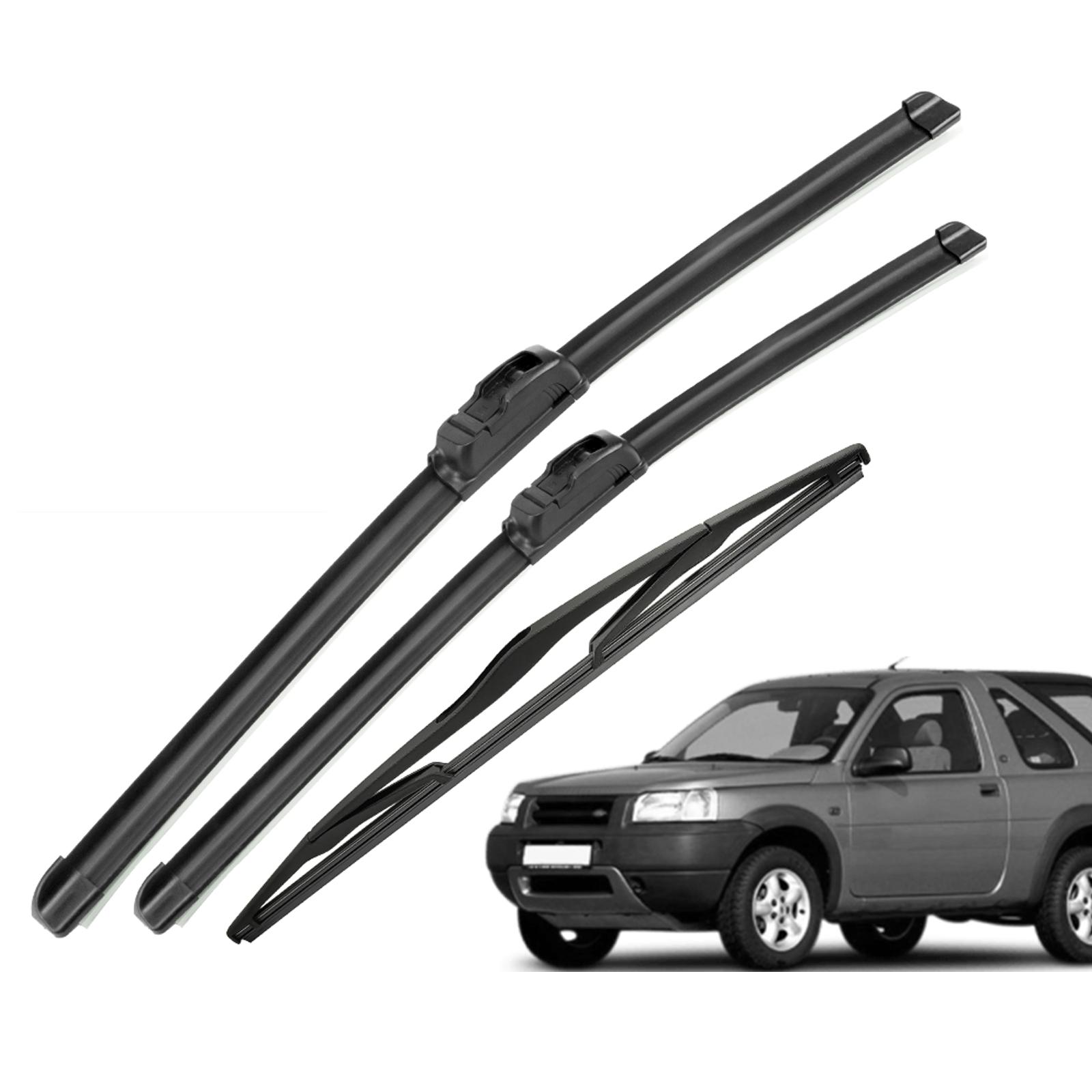 

Для Land Rover Freelander 1 1998-2006 1999 2000 Дворник Передний и Задний Щетки стеклоочистителя Ветровое стекло Стеклоочиститель Щетки для стекол 22 +21 +14 Q02-22,Q02-21,S-14 чёрный