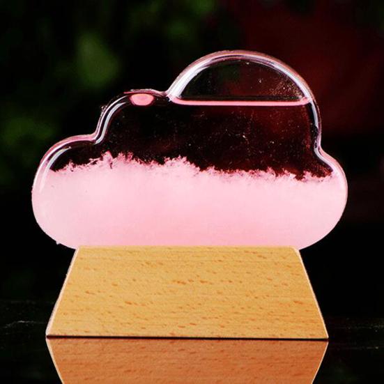 Weathers Predictor Decor Cloud Shaped High Clarity Stable Base Creative Weathers Forecast Bottle Ornament for Home