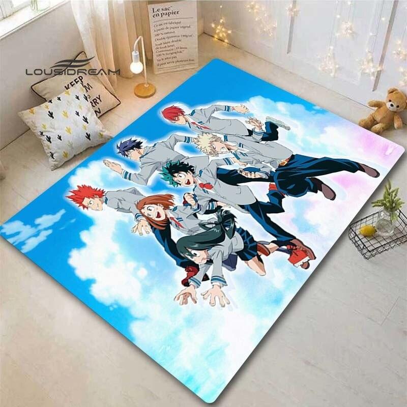 Carpet Living Room My Hero Academia Home Decor Rug Play Mats Decor Bedroom Carpets Child Play Lounge Area Rugs Dining Table Mat