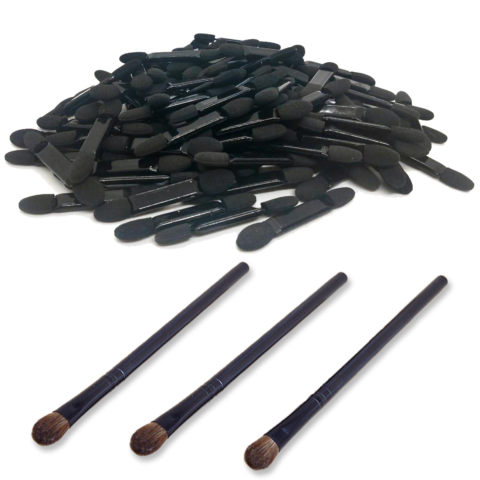 

Weathering sponge brush plastic model figure sponge brush plaza original sponge brushes 3 horsehair [coco package] (50 + brushes) чорний