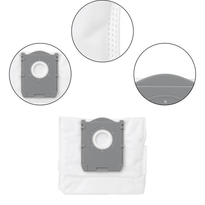 Pack accessoires pour Ecovacs Deebot T50 Omni/T50 Pro Omni/T50 Max Pro Omni - Filtre/Sac/Lingette/Brosse/Rouleau Phonillico®