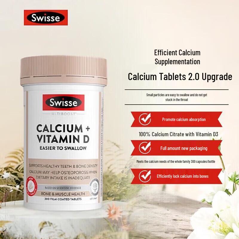 Swisse Calcium + Vitamin D Mini Tablets