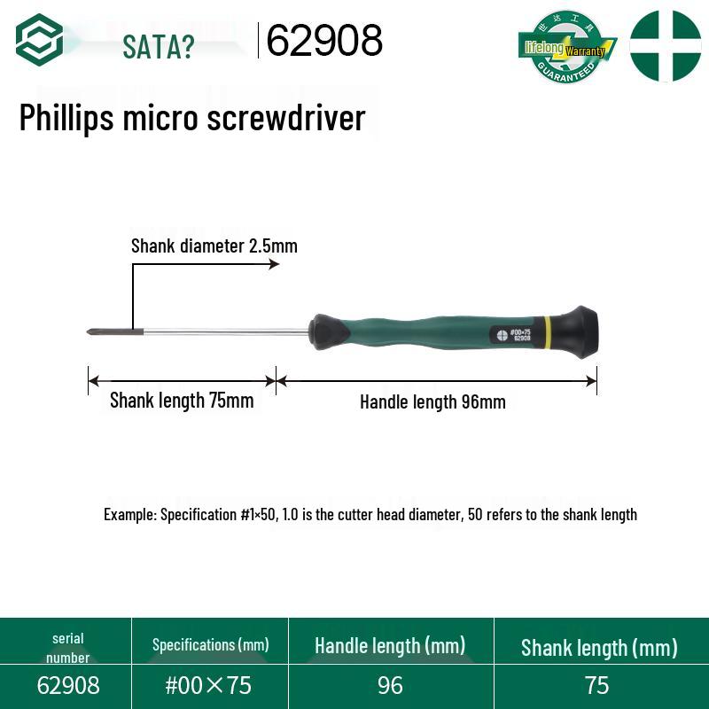 Miniature Screwdriver Set: Slotted & Phillips Heads for Mobile Phones & Watches