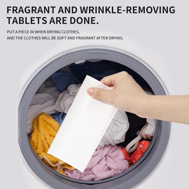 Scented Dryer Sheets for Odor and Static Removal