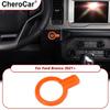Orange Car Engine Start Stop Push Button Cover Decor Trim for + Ford Bronco