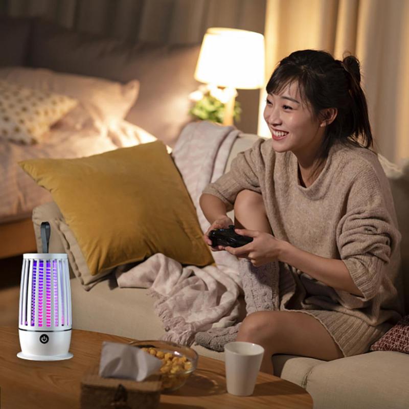 Neue Laterne LED Moskito Lampe UV Nicht Strahlung Moskito Dispenser USB Lade Tragbare Nacht Nacht Licht