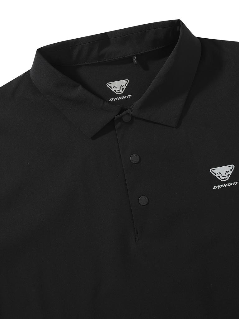 DYNAFIT Ice Skin Men'S Polo Shirt_Ice Black Ymm26215I1