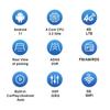 2GB+32GB Carplay Universal 2 Din Android Car Radio GPS CarPlay Universal Car Multimedia Player Stereo Video Autoradio Head Unit Stereo Navigation
