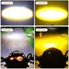 2Pcs Super Bright Auxiliary Spotlight Lamp Fisheye Lens Motorcycle Fog Lights  Motorcycle Lighting