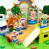 Pororo Wooden Train Play, Mixed Colors, Korean Popular Toys