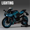 1/12 Yamaha YZF-R1M Alloy Die Cast Motorcycle Model Toy Vehicle Collection Sound and Light Off Road Autocycle Toys Car