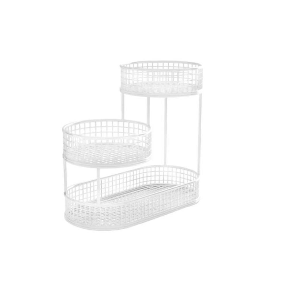 3 Tier Fruit Storage Basket Metal Wire Vegetable Storage Rack Elegant Vegetable Shelf  Countertop