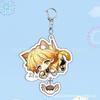 Demon Slayer Acrylic Double Sided Keychain Kamado Tanjiro Zenitsu Agatsuma Anime Merchandise  Bulk Accessories Pendant