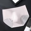 Men'S Underwear Ice Silk Seamless 3D U Convex Pouch Lingerie Underpants Breathable Briefs Ultra-Thin Sissy Lingerie